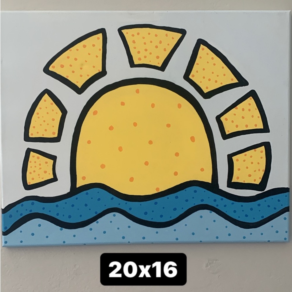 Sun and Sea Painting